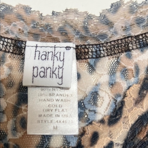 Hanky Panky Leopard Print Camisole - sz M - Picture 4 of 10